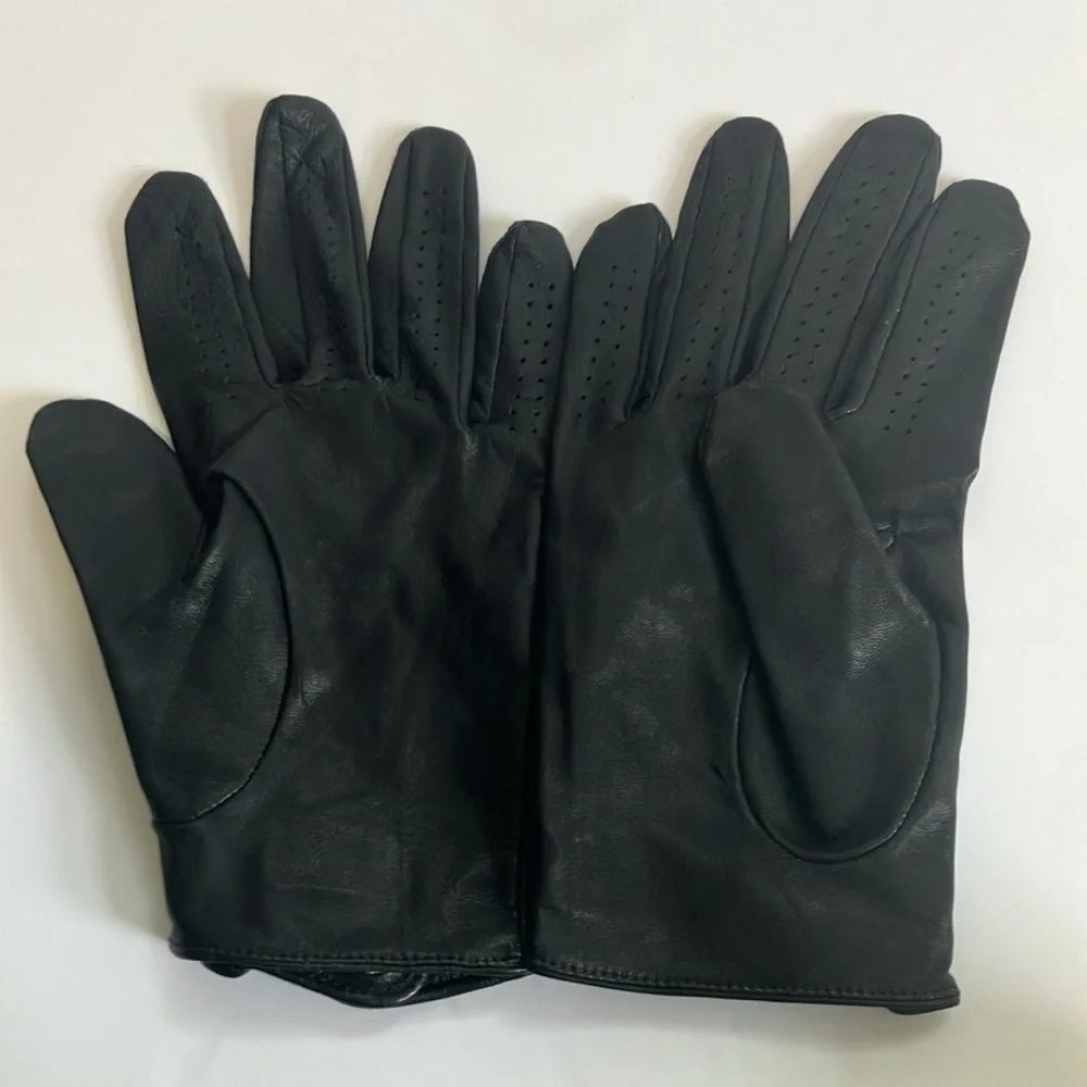 BMW Driving Leather Glove Men’s Size Medium Black - Picture 7 of 7